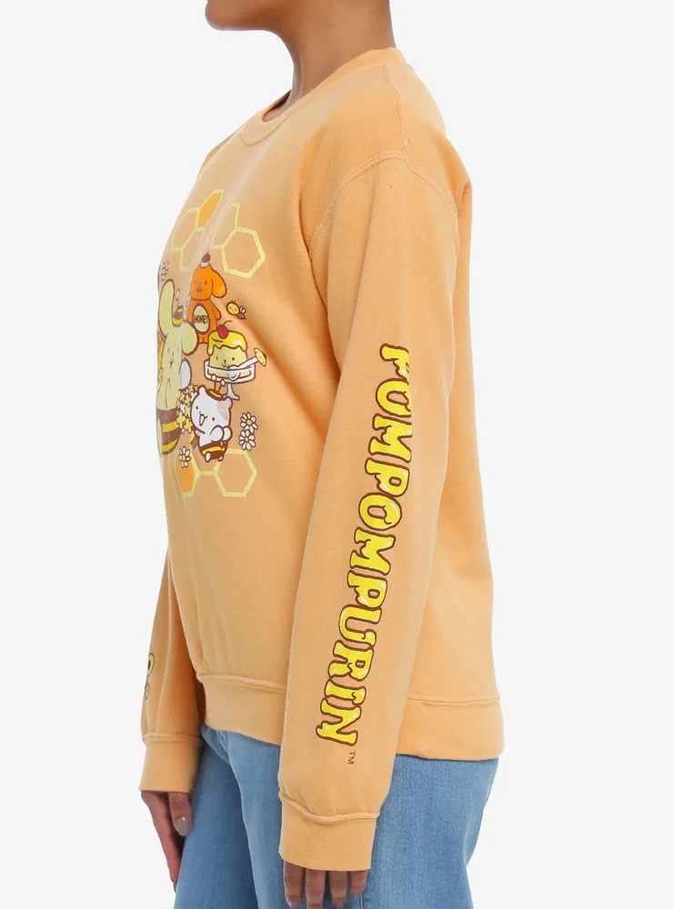 Pompompurin Honey Bee Girls Sweatshirt