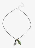 Thorn & Fable Fairy Moon Bottle Pendant Cord Necklace