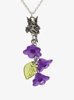 Thorn & Fable® Black & Purple Fairy Flower Best Friend Necklace Set