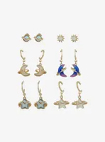 Sweet Society Opal Moon Star Earring Set