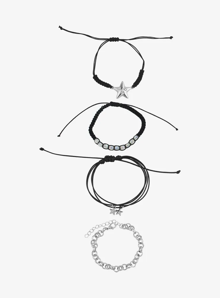 Social Collision® Star Cord Chain Bracelet Set