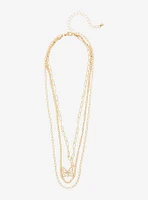 Thorn & Fable® Butterfly Dainty Chain Layered Necklace