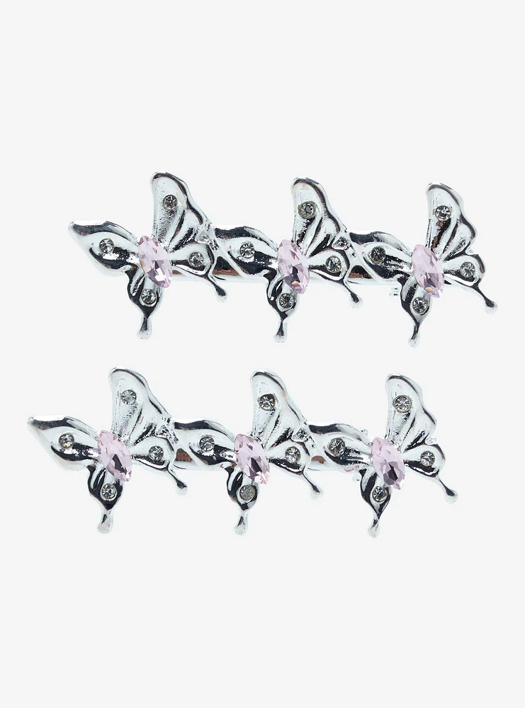 Thorn & Fable Drippy Butterfly Hair Clip Set