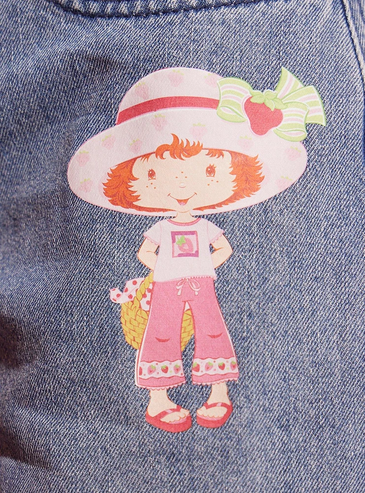 Strawberry Shortcake Wide-Leg Jeans