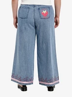 Strawberry Shortcake Wide-Leg Jeans Plus