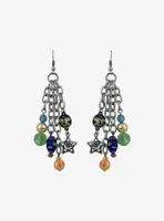 Thorn & Fable Star Swirl Stone Bead Earrings