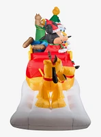 Disney Mickey and Friends Sleigh Animated Airblown