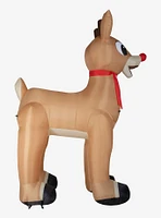 Rudolph the Red-Nosed Reindeer with Scarf Giant Airblown