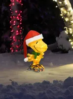 Peanuts Woodstock Skating LED Yard Decor