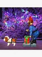 Rudolph the Red-Nosed Reindeer Yukon and Dog Yard Decor