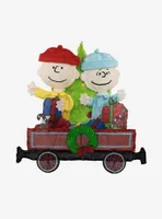 Peanuts Train Set Yard Decor