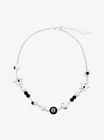 Social Collision 8 Ball Star Bead Necklace