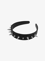 Social Collision® Spiked Faux Leather Headband