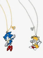 Sonic The Hedgehog Tails & Sonic Best Friend Necklace Set
