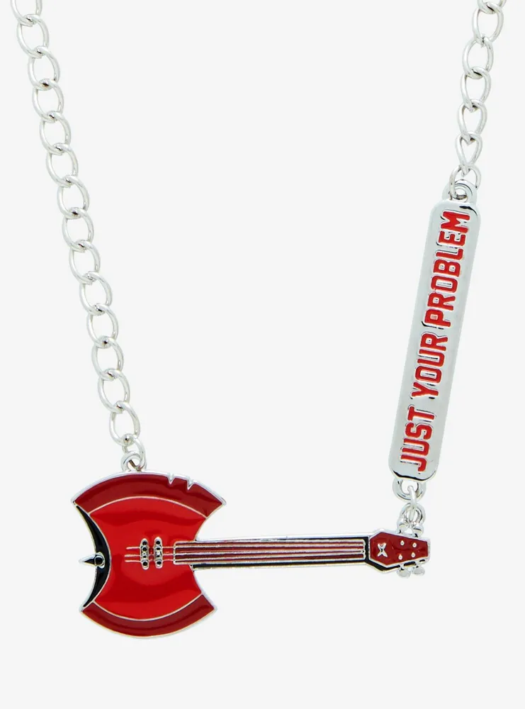 Adventure Time Marceline Bass Guitar Necklace