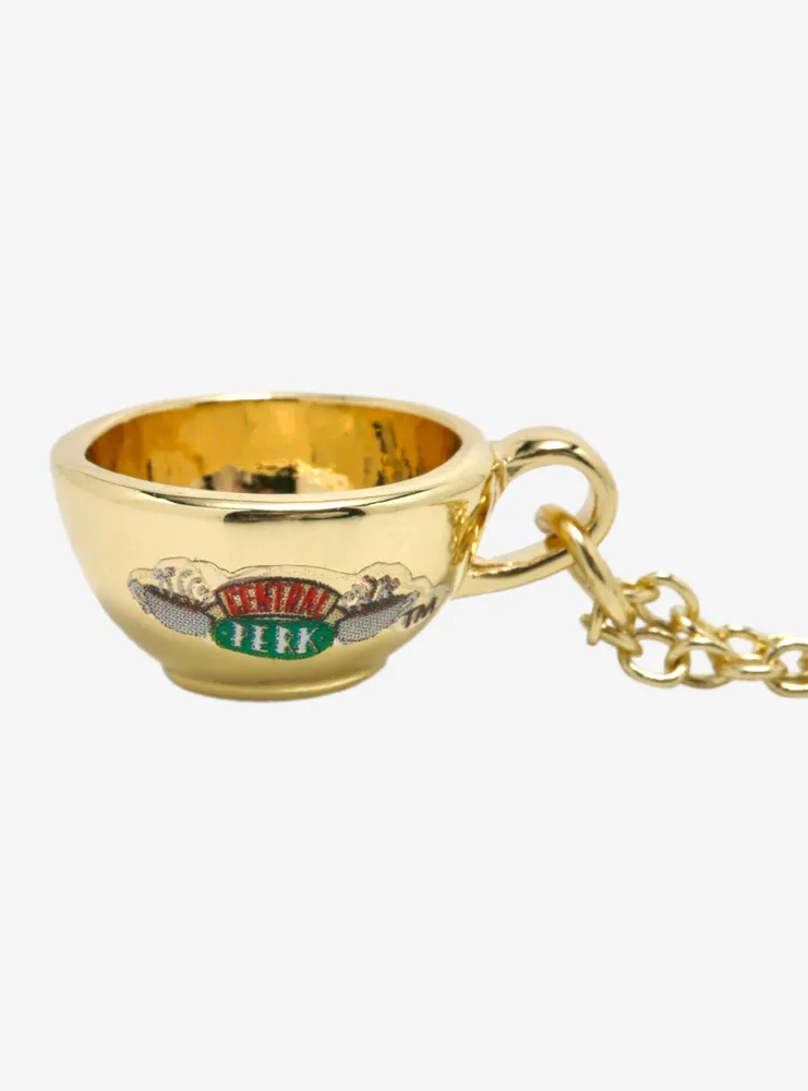 Friends Central Perk Gold Cup Necklace