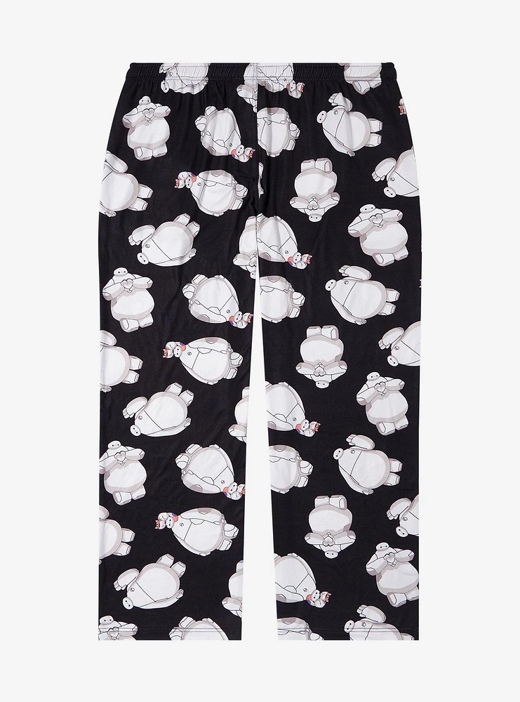 Disney Big Hero 6 Baymax & Mochi Allover Print Women's Plus Sleep Pants - BoxLunch Exclusive