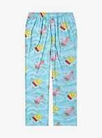 SpongeBob SquarePants Patrick and Swimming Allover Print Sleep Pants - BoxLunch Exclusive