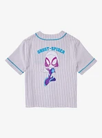 Marvel Spider-Man Spider-Gwen Toddler Pinstripe Baseball Jersey - BoxLunch Exclusive