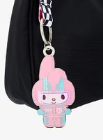 Sanrio My Melody Racing Suit Wristlet Strap Keychain