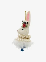 Disney Alice in Wonderland Rabbit Resin Ornament