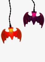 Purple and Orange Bat Icicle Light Set