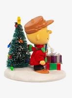 Peanuts Charlie Brown with Tree Fabric Mache Figure