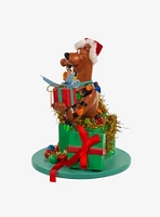 Scooby-Doo! in Present Foam Mache Figure