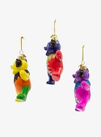 Grateful Dead Noble Gems Glass Bear Ornament Set