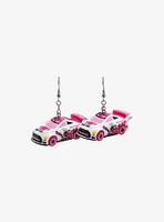 Hello Kitty Race Car Drop Earrings Hot Topic Exclusive