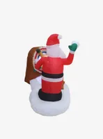 Animated Snowball Fight Inflatable Decor