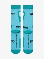 Adventure Time BMO Toss Crew Socks