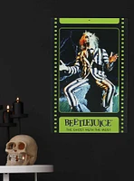 Beetlejuice Trading Card Metal Sign