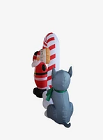 Santa's Doggy Dare Inflatable Decor