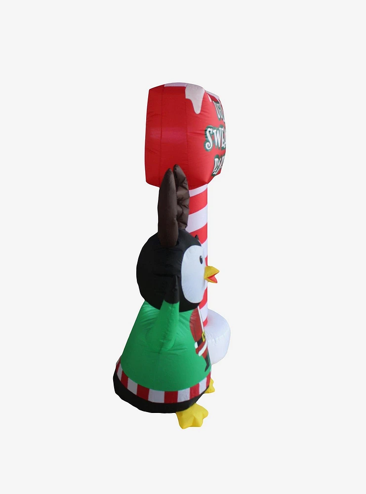 Ugly Sweater Party Penguin Inflatable Decor