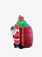 Christmas Caboose Inflatable Decor
