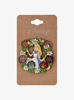 Disney Alice in Wonderland Alice Flower Wreath Enamel Pin — BoxLunch Exclusive