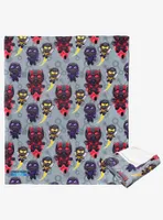 Marvel Ant-Man Quantumania Chibi Team Silk Touch Throw Blanket