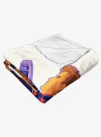 Marvel Guardians of the Galaxy: Vol. 3 Galactic Pop Art Silk Touch Throw Blanket