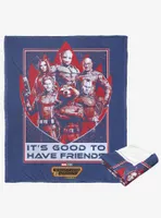 Marvel Guardians of the Galaxy: Vol. 3 Better To Have Friends Silk Touch Throw Blanket