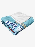 DC League Of Super-Pets Walk O' Clock Silk Touch Throw Blanket