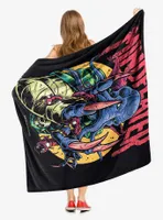 Dungeons & Dragons Mind Flayer Silk Touch Throw Blanket