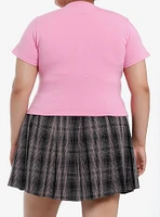 Sweet Society Roaring Tiger Pink Girls Baby T-Shirt Plus