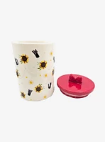 Studio Ghibli Kiki's Delivery Service Jiji Sunflowers Allover Print Cookie Jar