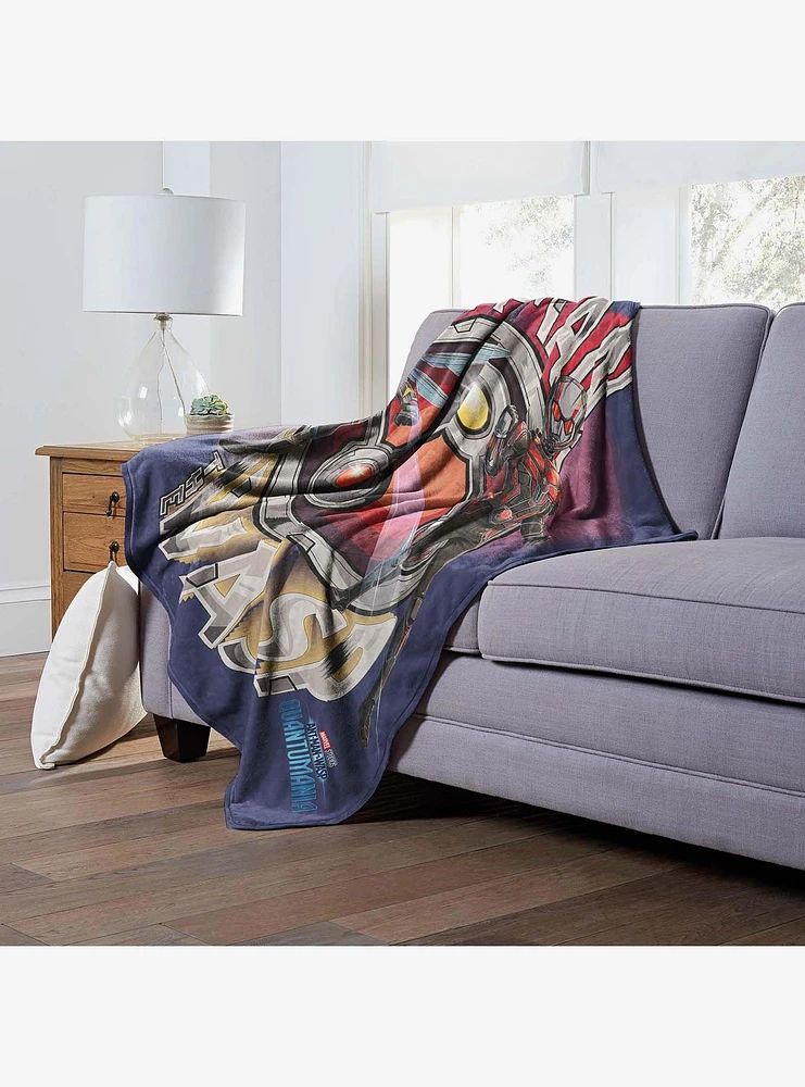 Marvel Ant-Man Quantumania Together Again Silk Touch Throw Blanket