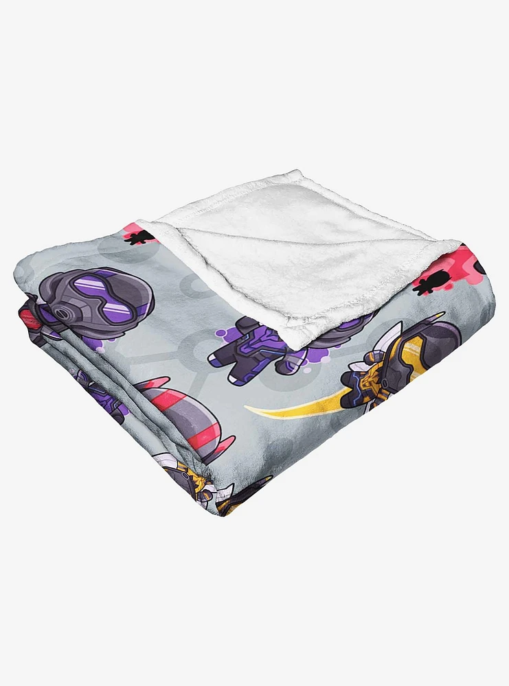 Marvel Ant-Man Quantumania Chibi Team Silk Touch Throw Blanket