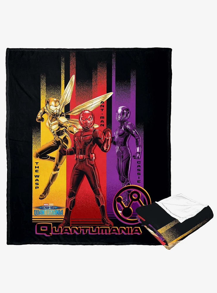 Marvel Ant-Man Quantumania Quantum Team Silk Touch Throw Blanket