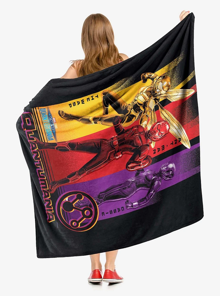 Marvel Ant-Man Quantumania Quantum Team Silk Touch Throw Blanket