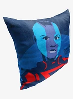 Marvel Guardians of the Galaxy: Vol. 3 Nebula Printed Throw Pillow