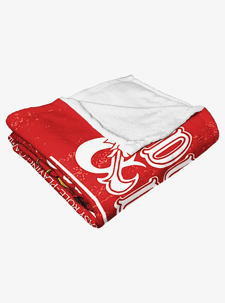 Dungeons & Dragons Fantasy Game Silk Touch Throw Blanket